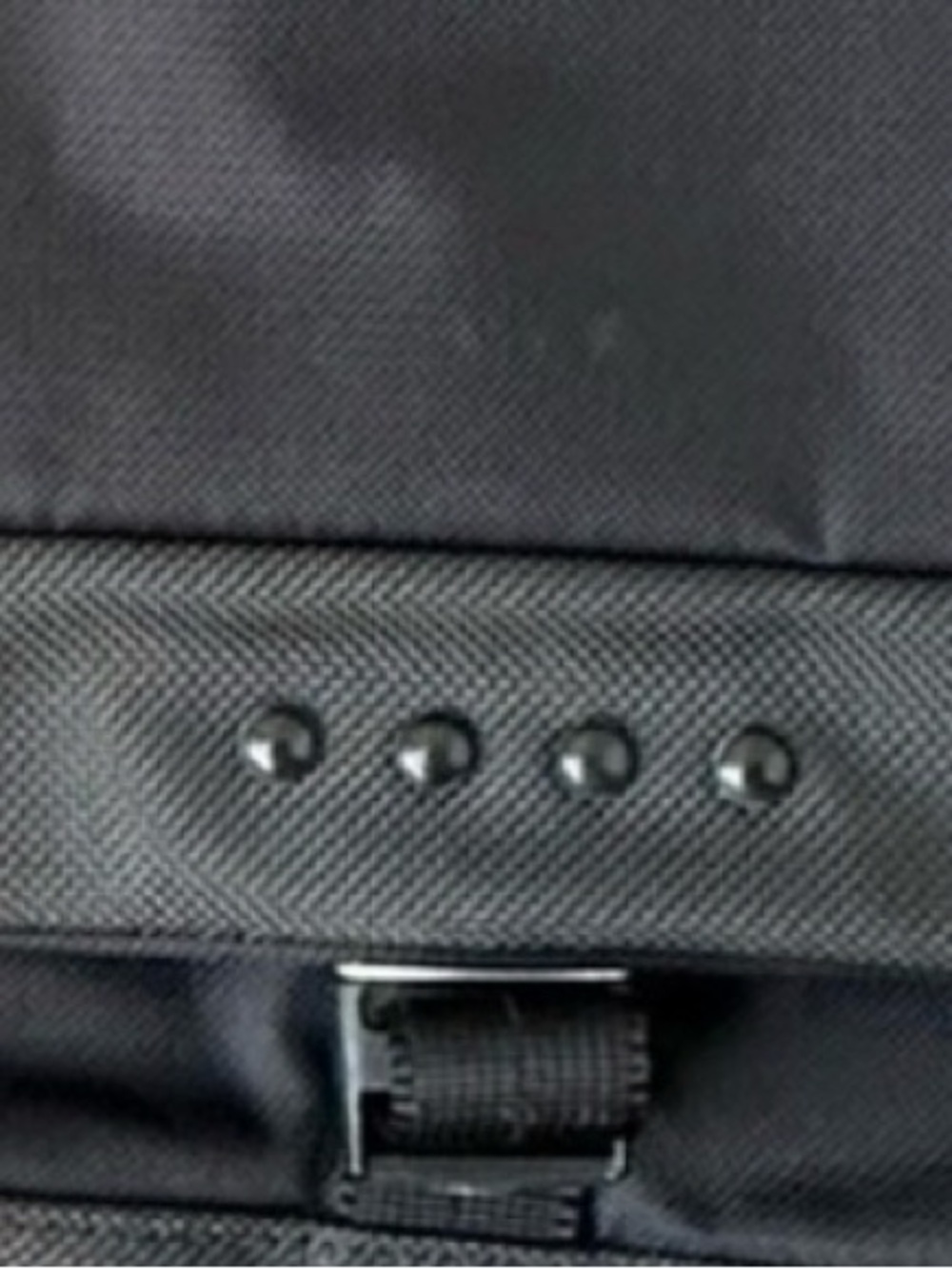 Tumi Black Messenger Bag Crossbody Laptop Work Travel Nylon - Picture 8 of 8